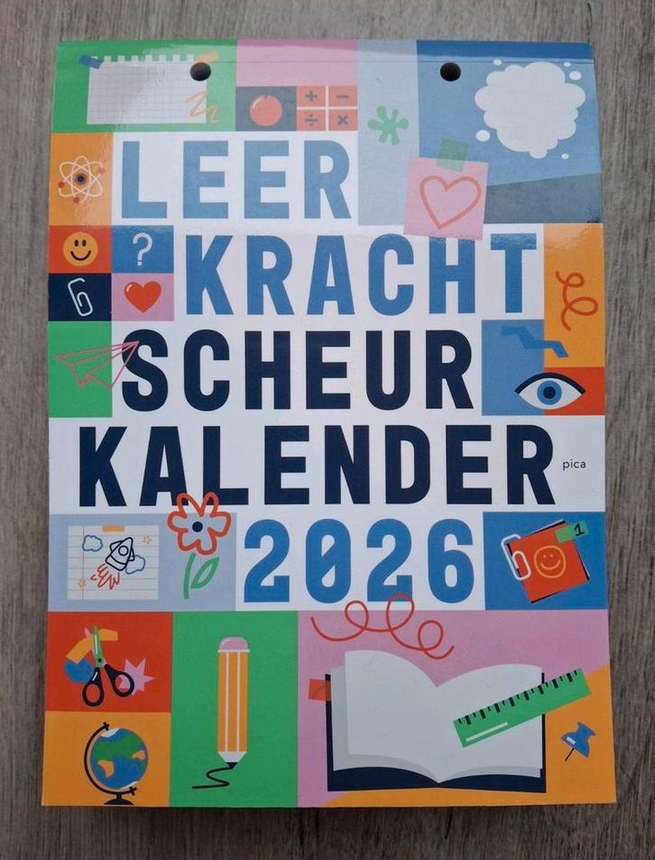 Leerkracht scheurkalender 2026, nieuw, uitgeverij Pica, Boeken, Overige Boeken, Nieuw, Ophalen of Verzenden