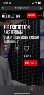 2x F1 Exhibition + 1x simracen 22 juni, Tickets en Kaartjes, Twee personen