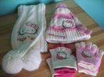 meisje 3-4 jaar hello kitty sjaal , 2 x wanten en muts, Ophalen of Verzenden, Zo goed als nieuw, 104 of kleiner, Meisje