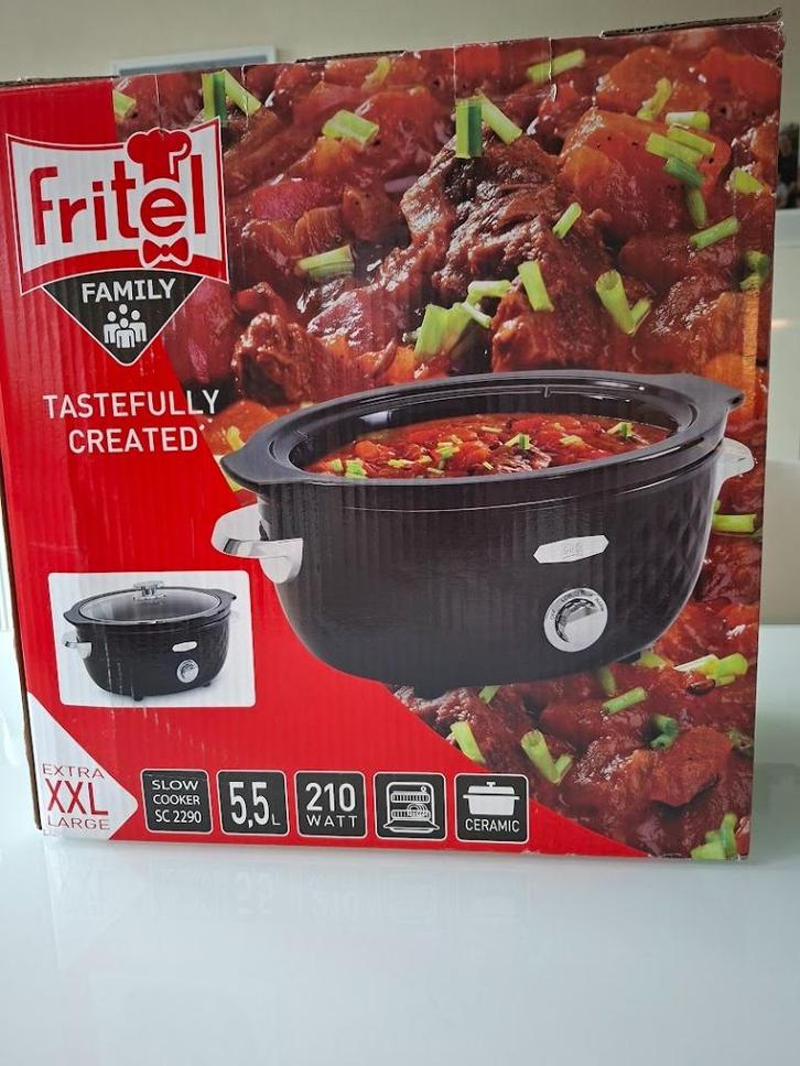 Slowcooker Fritel SC2290, Witgoed en Apparatuur, Slowcookers, Zo goed als nieuw, Vaatwasmachinebestendig, Ophalen