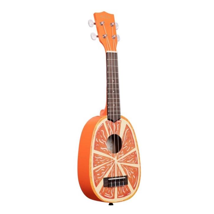 Kala KA-NV-ORNG Novelty Series sopraan ukelele orange met gi, Muziek en Instrumenten, Instrumenten | Onderdelen, Nieuw, Akoestische gitaar
