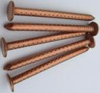 50-200 st rood koperen nagels 2,8 mm dik 35 mm dakkapel, Verzenden, Nieuw, Minder dan 180 cm, Palen