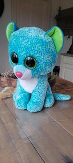 TY knuffel beanie Boo XL LEONA 42CM / luipaard, Ophalen of Verzenden, Zo goed als nieuw, Overige typen