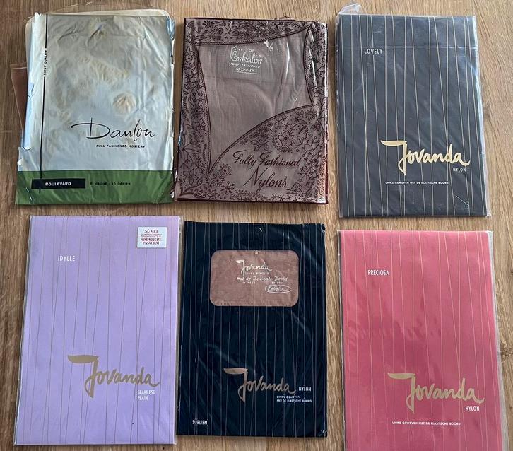 6 stuks nylonkousen nylons met naad naadkousen, Kleding | Dames, Sokken en Kousen, Nieuw, Overige typen, Overige maten, Overige kleuren