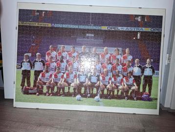 Ingelijste Feyenoord puzzel selectie 1997-1998  beschikbaar voor biedingen