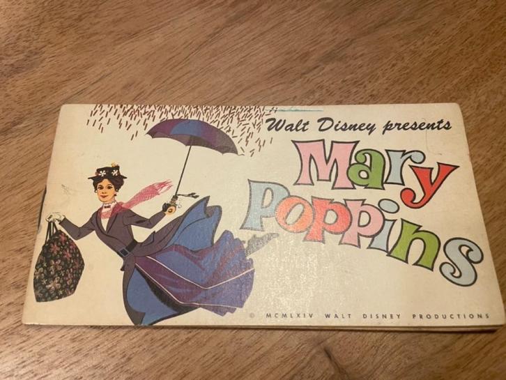 Venz Mary Poppins Boekje - Disney Promo uit 1964!, Verzamelen, Disney, Gebruikt, Overige typen, Overige figuren, Ophalen of Verzenden
