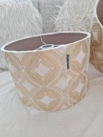 Riviera Maison lampenkappen 2 stuks goud creme wit z.g.a.n., Huis en Inrichting, Wit, Rond, Ophalen of Verzenden, Zo goed als nieuw