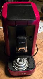 Te koop rode senseo apparaat, Witgoed en Apparatuur, Koffiezetapparaten, Ophalen of Verzenden, Zo goed als nieuw, Koffiemachine