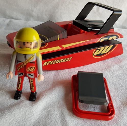 Playmobil 4341 Click and Go Speedboot II, Kinderen en Baby's, Speelgoed | Playmobil, Gebruikt, Complete set, Ophalen of Verzenden