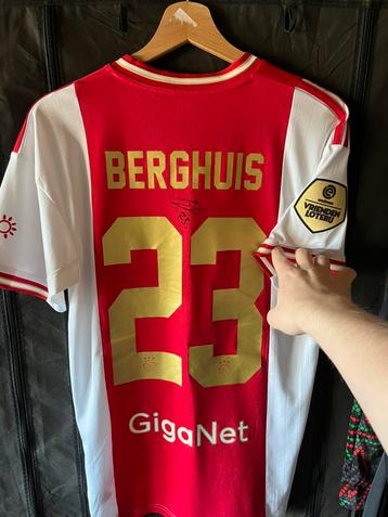 Ajax thuis shirt 22/23 Berghuis gesigneerd beschikbaar voor biedingen