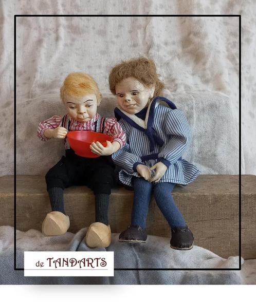 Poppen - HANDGEMAAKT - Ot en Sien, Verzamelen, Poppen, Pop, Ophalen of Verzenden
