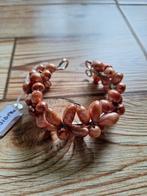 Zoetwater Parel Armband - Nieuw, Ophalen of Verzenden, Nieuw, Bruin, Met bedels of kralen
