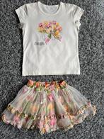 Daga apart rokje met bijpassend shirt 116, Meisje, Ophalen of Verzenden, Zo goed als nieuw, Jurk of Rok