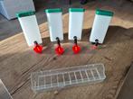 Set drink- en voersysteem voor kippen, kwartels of vogels., Ophalen, Zo goed als nieuw, Drinken en Voederen