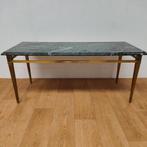 Vintage Hollywood Regency koffietafel salontafel marmer blad, Huis en Inrichting, Tafels | Salontafels, Valkenswaard, Info@flashbackfurniture.nl