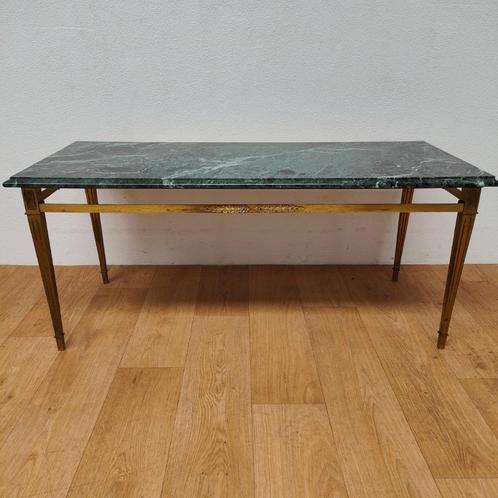 Vintage Hollywood Regency koffietafel salontafel marmer blad, Huis en Inrichting, Tafels | Salontafels, Zo goed als nieuw, Minder dan 50 cm