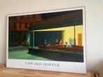 Poster Edward Hopper, Nighthawk in lijst, Ophalen, Zo goed als nieuw