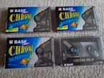 4 cassettebandjes, BASF, Chrome 2, 90, 2 t/m 25 bandjes, Overige genres, Ophalen of Verzenden, Nieuw in verpakking
