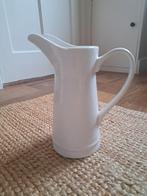 Mooie bloemen vaas wit met oor kan wit, Huis en Inrichting, Woonaccessoires | Vazen, Wit, Aardewerk of Porselein, Ophalen of Verzenden