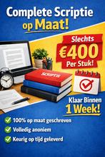 Ik maak je gehele scriptie voor een vaste prijs (400 euro), Tekstschrijver