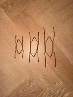 Wandbord houders goudkleurig in 3 maten 50 stuks voorraad, Ophalen of Verzenden