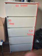 Ladenkastje met 5 lades, Huis en Inrichting, Ophalen, Overige materialen, Gebruikt, 100 tot 150 cm