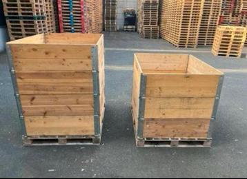 Mandbak opslagbox kisten kuubsbakken opzetranden 100x120 beschikbaar voor biedingen
