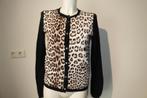 Roberto Cavalli vest jaguar print voorkant gouden knopen S, Kleding | Dames, Zo goed als nieuw, Maat 36 (S), Zwart, Cavalli