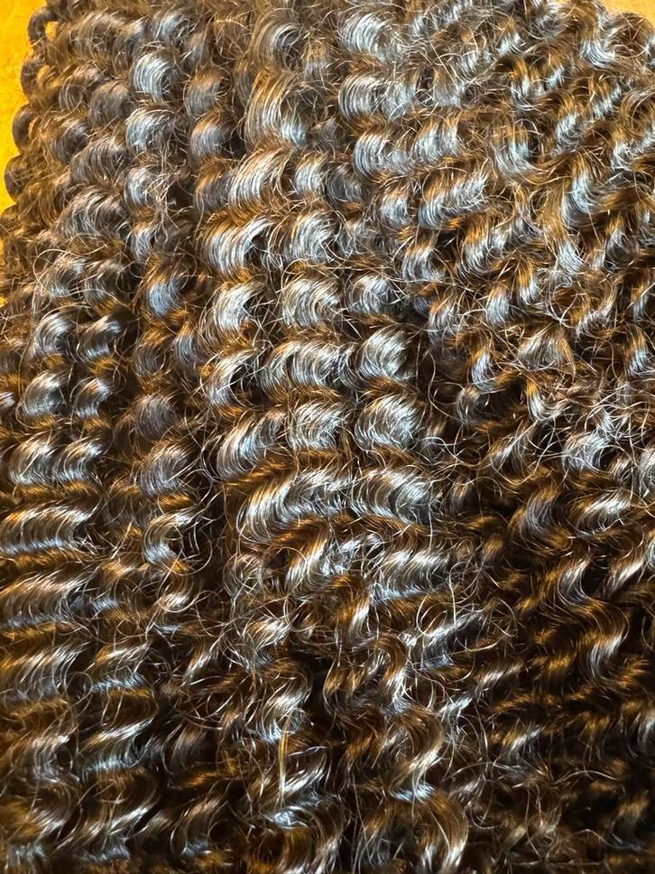 Krullende Ponytail 100% Human Hair, Sieraden, Tassen en Uiterlijk, Uiterlijk | Haarverzorging, Nieuw, Pruik of Haarverlenging