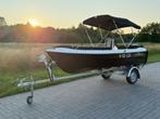 Sea-Finder 435 (6p) ’23, vaarklaar, + trailer, + 9.8pk zgan, Watersport en Boten, Vis- en Consoleboten, Ophalen, Tot 10 pk, Zo goed als nieuw