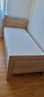 Stevig eenpersoonsbed inclusief matras  90 x 200, Ophalen, 90 cm, Eenpersoons, Wit