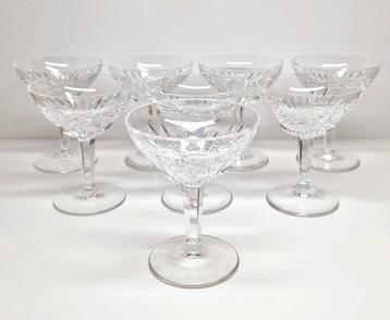 Glasfabriek Leerdam kristal 8 Rubato cocktailglazen, 1952. beschikbaar voor biedingen