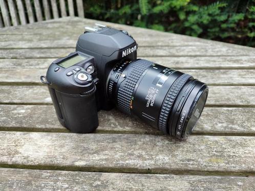 Nikon F80 / 50mm 1,8 / 28-85mm 3,5 analog set., Audio, Tv en Foto, Fotocamera's Analoog, Spiegelreflex, Nikon, Verzenden