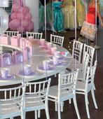 Kinderfeestje tafel- en stoelen TE HUUR, Hobby en Vrije tijd, Ophalen, Nieuw, Verjaardag