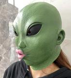 Green Drag Face Mask, Cosplay, Nieuw, Verzenden