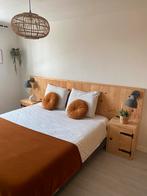 Hoofdbord inclusief nachtkastjes (voor een bed van 180 cm), Ophalen, 70 cm of meer, Hout, 65 cm of meer