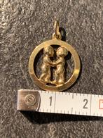 Gouden sterrenbeeld  tweeling 585, Ophalen of Verzenden, Zo goed als nieuw, Goud, Kruis of Symbool