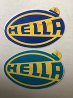 2 stickers Hella, Verzamelen, Stickers, Verzenden, Zo goed als nieuw, Merk