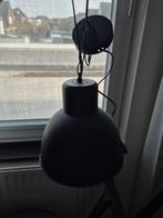 Zwarte lamp - 30 cm doorsnee, Ophalen, Gebruikt, Metaal, Minder dan 50 cm