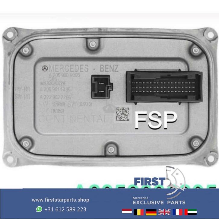 W205 ILS LED KOPLAMP MODULE Mercedes C Klasse 2014-2019 ORIG, Auto-onderdelen, Verlichting, Mercedes-Benz, Gebruikt, Ophalen of Verzenden