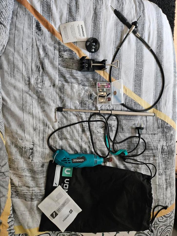 Vonroc Multitool Set - Compleet met Accessoires, Doe-het-zelf en Verbouw, Gereedschap | Overige machines, Zo goed als nieuw, Ophalen of Verzenden