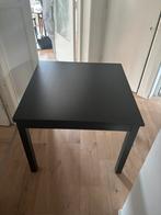 IKEA tafel zwart en uitschuifbaar, 50 tot 100 cm, Gebruikt, Rechthoekig, Ophalen of Verzenden