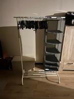 Kledingrek, Ophalen, Met plank(en), Gebruikt, 100 tot 150 cm