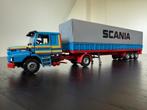 SCANIA 142 H, semi-trailer, Tekno, model vrachtwagen, Hobby en Vrije tijd, Modelauto's | 1:50, Ophalen of Verzenden, Zo goed als nieuw