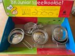 BK Junior speelkookset compleet!, Huis en Inrichting, Ophalen of Verzenden, Zo goed als nieuw, Rvs, Overige typen