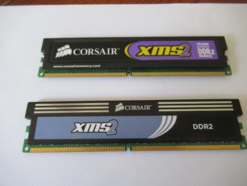 Geheugenbank CORSAIR DDR2 1GB EN 2 GB beschikbaar voor biedingen