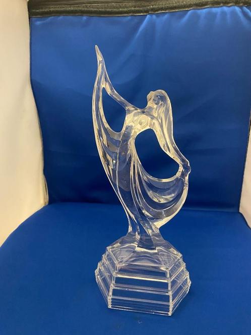 kristal glas ballerina (1), Verzamelen, Beelden en Beeldjes, Zo goed als nieuw, Dier, Ophalen of Verzenden