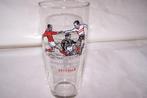 Feijenoord -Benfica 0-0 Europa - Cup 10 april 1963 glas, Verzamelen, Glas en Borrelglaasjes, Ophalen of Verzenden, Zo goed als nieuw