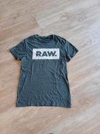 G Star T-shirt shirt grijs met opdruk maat S Gstar Raw, Ophalen of Verzenden, G-star, Grijs, Gedragen