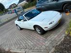 Mazda mx5 na wit 1991bj, Achterwielaandrijving, Zwart, Cabriolet, Wit